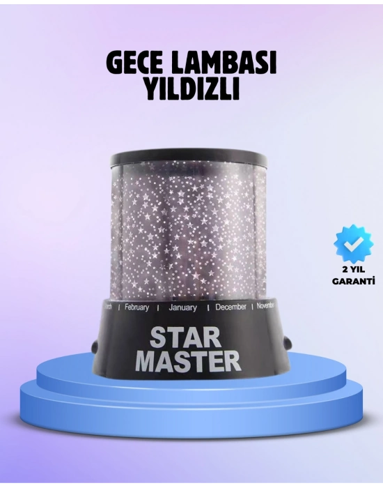 ® Odayı Yıldızlarla Dolduran Galaxy Efektli LED Projektör Işık