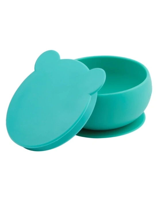 ®   Blw I Silikon Beslenme Seti 3Lü (Kaseli) Aqua Green