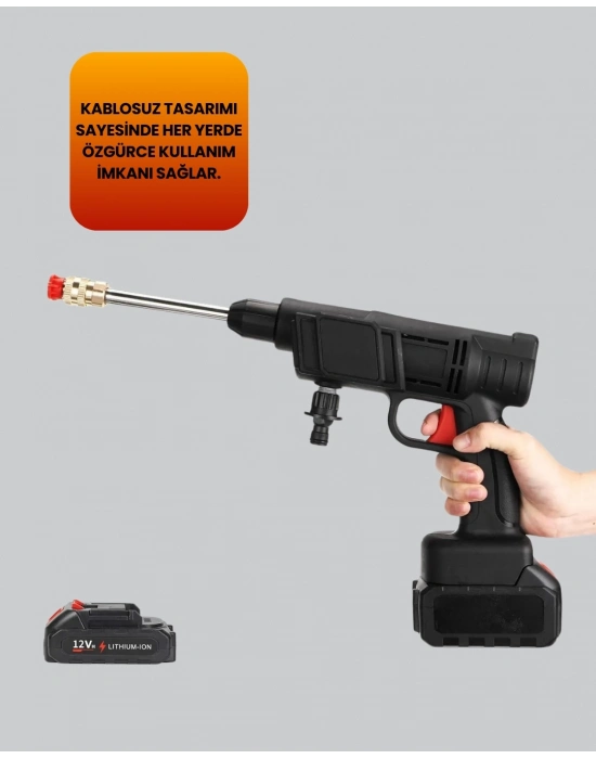 ® Orijinal 2025 48V Şarjlı Basınçlı Temizlik Tabancası A Kalite Seri