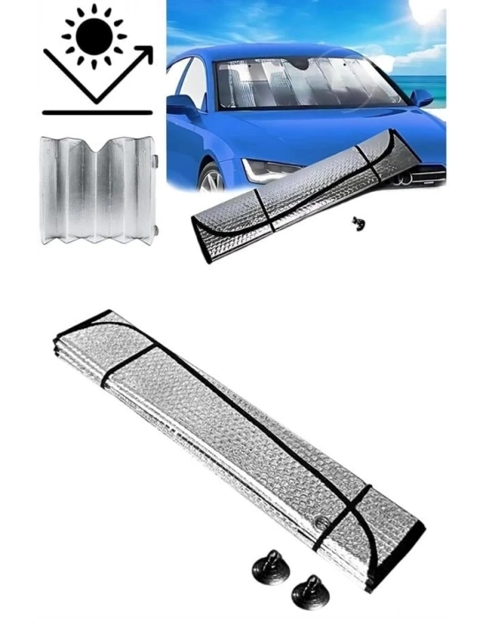 ® Oto Güneşlik Isı Önleyici Tüm Araçlara Uyumlu UV Işınlarına Karşı