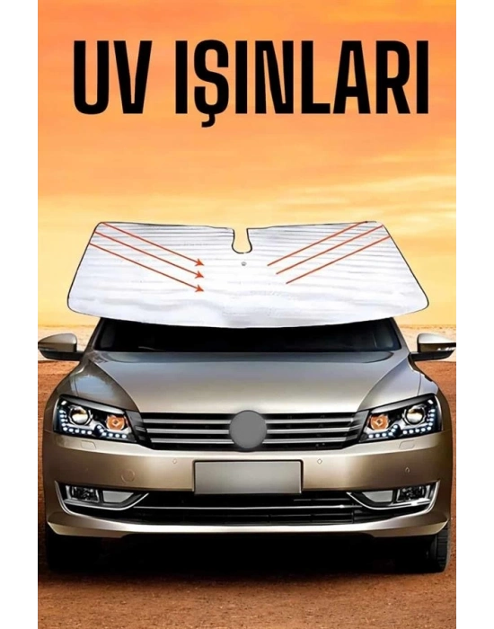 ® Oto Güneşlik Tüm Araç Tiplerine Uygun Isı Önleyici