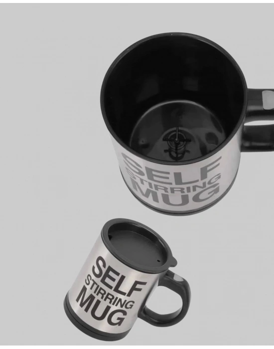 ® Otomatik Karıştıran Akıllı Kupa – Paslanmaz Çelik, Isı Korumalı