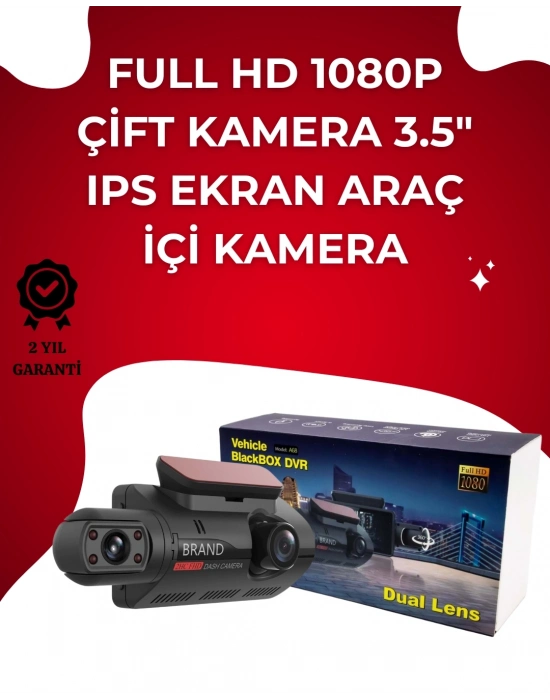 ® Otomatik Kayıtlı Full HD Araç Kamerası – Döngüsel Kayıt ve Hareket Algılama
