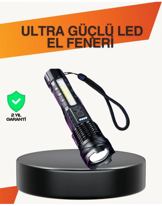 ® Outdoor ve Acil Durum İçin Güçlü LED El Feneri