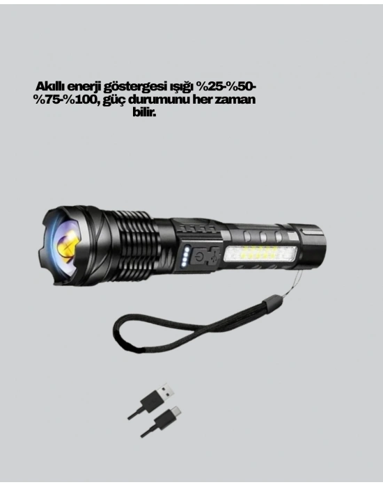® Outdoor ve Acil Durum İçin Güçlü LED El Feneri