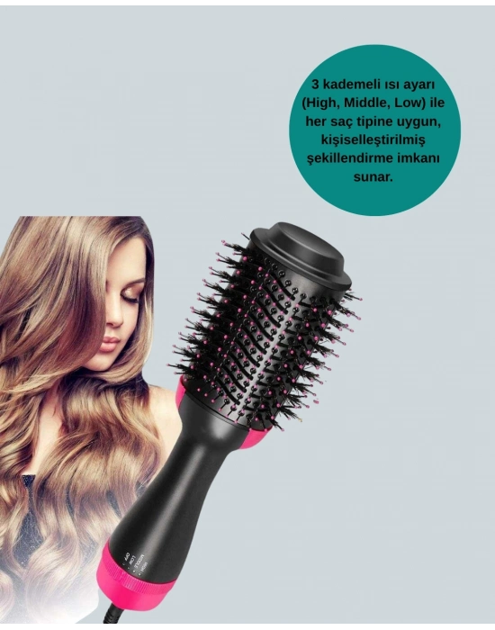 ® Oval Tasarımlı Profesyonel Fönlü Saç Şekillendirici