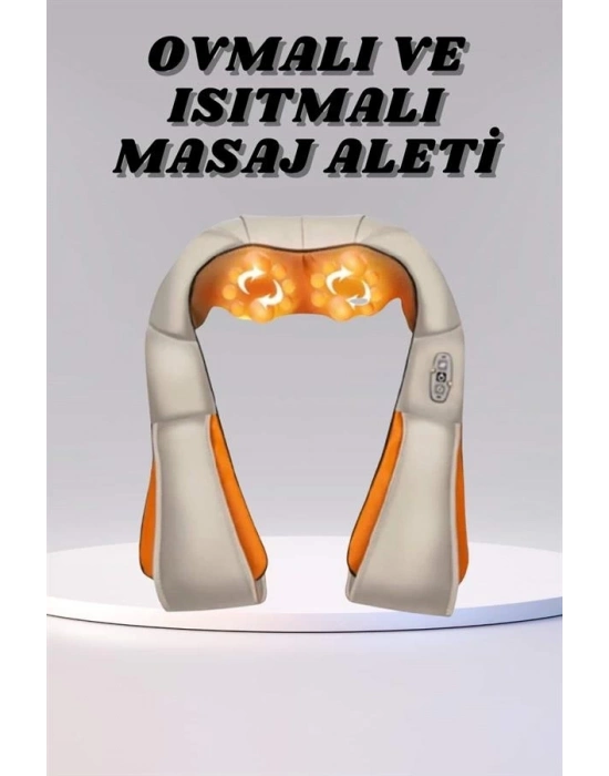 ® Ovmalı, Boyun Sırt İnsan Eli Hissi Veren Şarjlı Masaj Aleti Masaj Cihazı