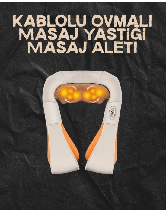 ® Ovmalı Isıtmalı Elektrikli Masaj Aleti – Boyun, Sırt, Bel, Omuz ve Bacak İçin Profesyonel Masaj Aleti