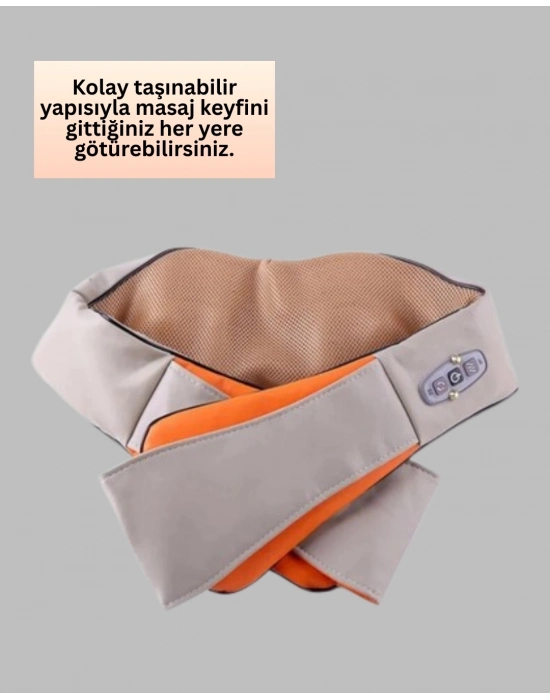 ® Ovmalı Isıtmalı Masaj Aleti Boyun Omuz Bel ve Ayak İçin Rahatlatıcı Etki