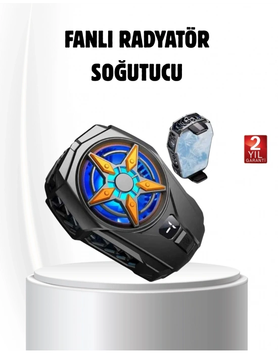 ® Oyun Telefonu Soğutucu Fan – Şarjlı, Sessiz ve Kompakt Mobil Soğutma Cihazı