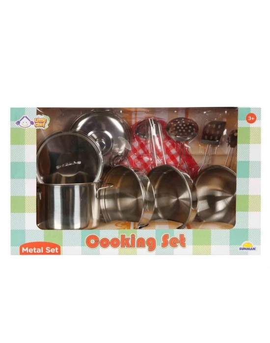 ® Oyuncak Metal Pişirme Seti