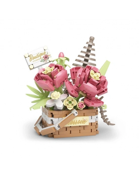 P1088 ÇİÇEK BUKETİ 395 PARÇA BLOCK OYUNCAK