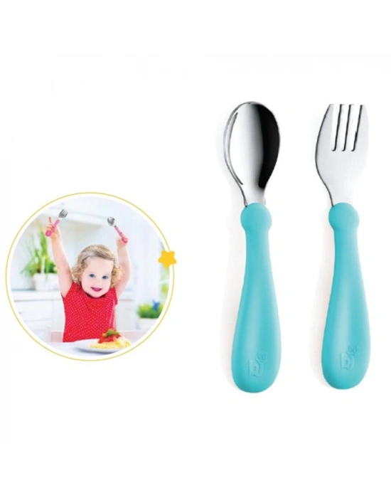 ®  Paslanmaz Çelik Çatal Kaşık Seti 522 Turkuaz