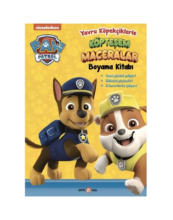 Köpteşem Maceralar Boyama Kitabı