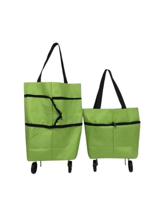 ® Pazar Çantası Tekerlekli Katlanır Pazar Arabası Çanta Market Alışveriş Arabası