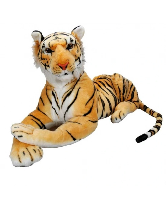 ® Peluş Yatan Kahverengi Kaplan