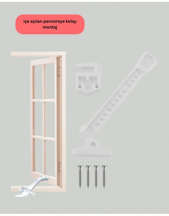 ® Pencere Cam Emniyet Kilidi Açılma Sınırlayıcı Set