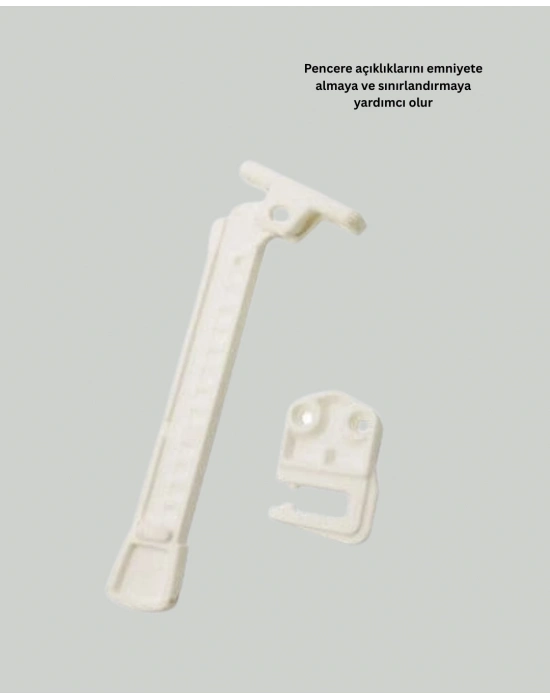 ® Pencere Cam Emniyet Kilidi Açılma Sınırlayıcı Set