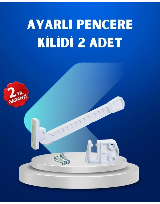 ® Pencere Güvenlik Kilidi Açılma Sınırlayıcı Aparat 2 Adet