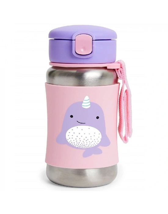 ®   Zoo Pipetli Paslanmaz Çelik Suluk 350 ml Narwhal