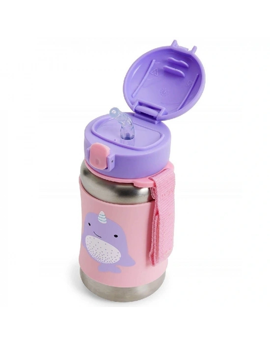 ®   Zoo Pipetli Paslanmaz Çelik Suluk 350 ml Narwhal