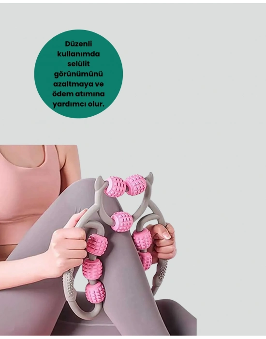 ® Plastik Masaj Aleti Derin Doku Kas Gevşetici Rulo