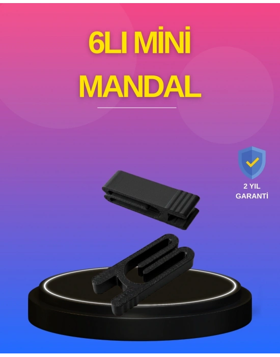 ® Plastik Poşet Kilidi Mutfak İçin Çok Amaçlı Mandal