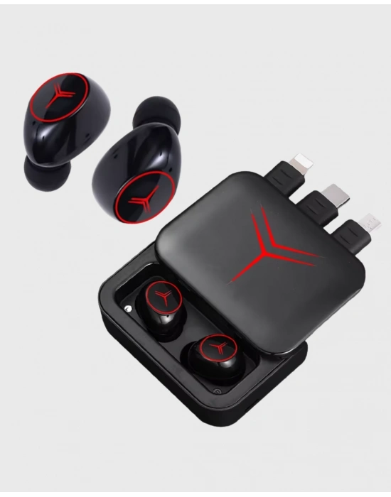 ® Powerbank Özellikli Bluetooth Kablosuz Kulaklık – Dokunmatik Kontrol, Uzun Pil Ömrü, Ergonomik Tasarım