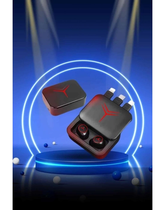 ® Powerbank Özellikli Bluetooth Kulaklık ve Nabız Ölçer Akıllı Saat Bileklik Hediyeli