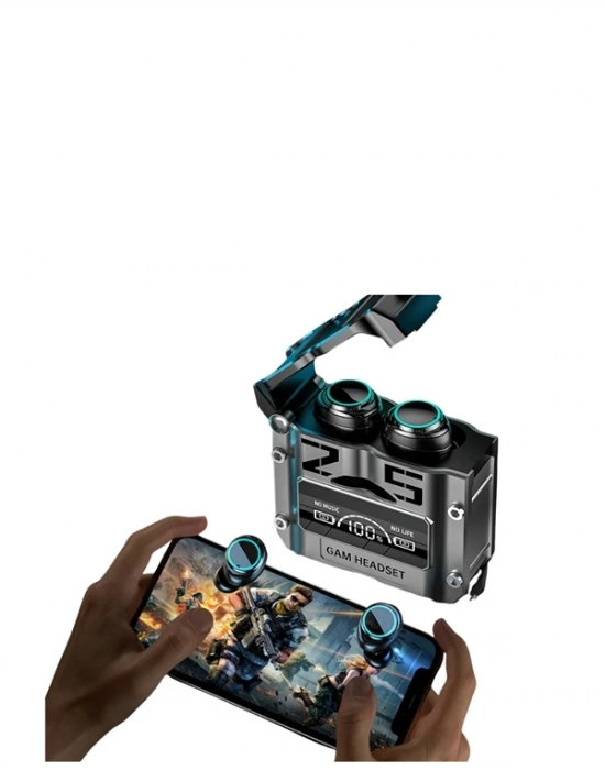 ® Powerbank Özellikli Kablosuz Kulaklık | Otomatik Bağlantı | Şarj Kutusu Dahil