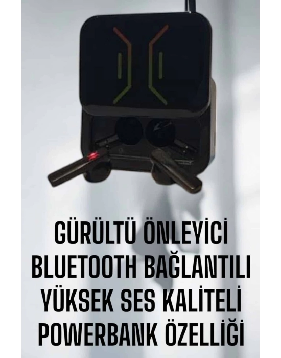 ® Powerbankli Bluetooth Kulaklık Yüksek Ses Kaliteli Kablosuz