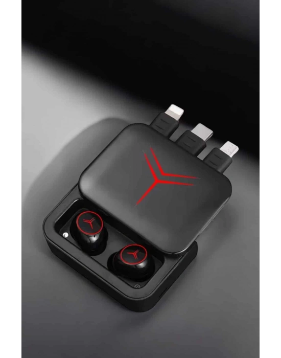 ® Powerbankli Kulaklık Bluetooth Bağlantılı Çoklu Bağlantı
