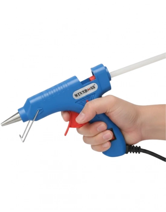 ® Pratik Kullanımlı 20W Silikon Tabancası 7.5 mm Silikon Uyumlu 5 Adet Hediye Silikon