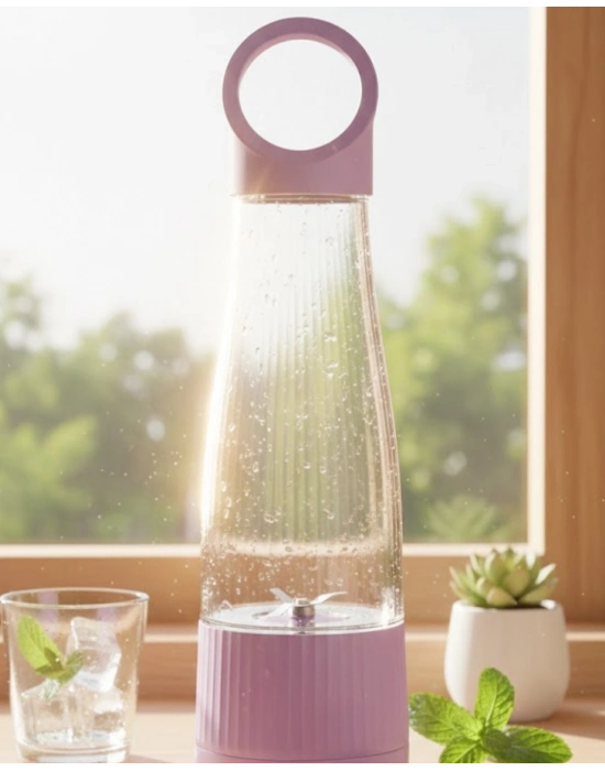 ® Pratik Kullanımlı USB Şarjlı Meyve ve Smoothie Blender