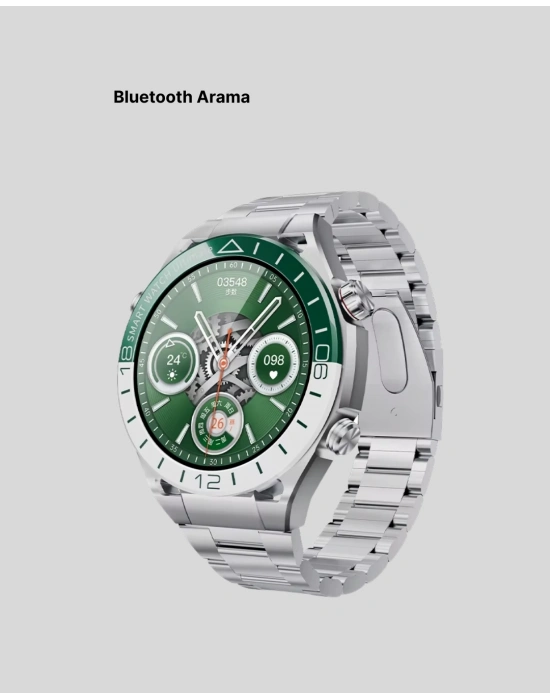 ® Premium Amoled Akıllı Saat GPS Harita Desteği Bluetooth Arama Sağlık Takipli