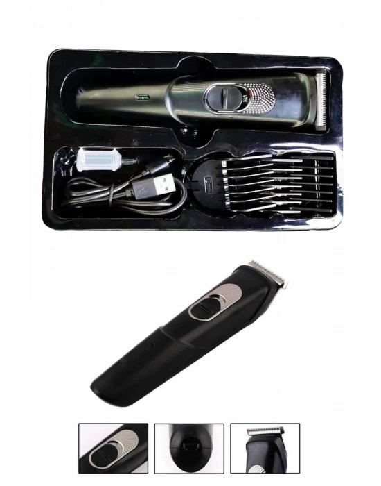 ® Pro Şarjlı Saç Sakal Tıraş Makinesi Ense Kesme Makinesi Lazer Öncesi Kısaltma