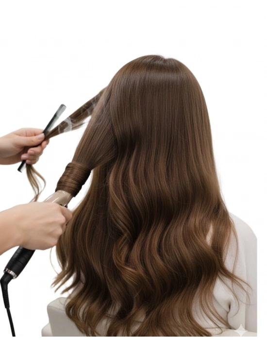 ® Profesyonel 25 mm Saç Maşası Kalın Bukle Etkili