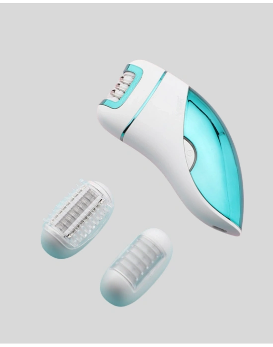 ® Profesyonel 3 in 1 Epilasyon Cihazı LED Aydınlatmalı Suya Dayanıklı Şarjlı VGR Epilatör