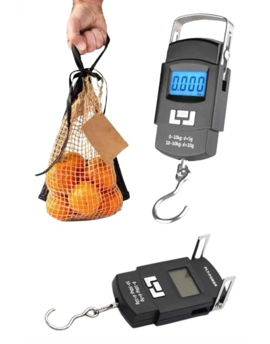 ® Profesyonel El Terazisi El Kantarı 50 Kg Dijital Göstergeli Tartı