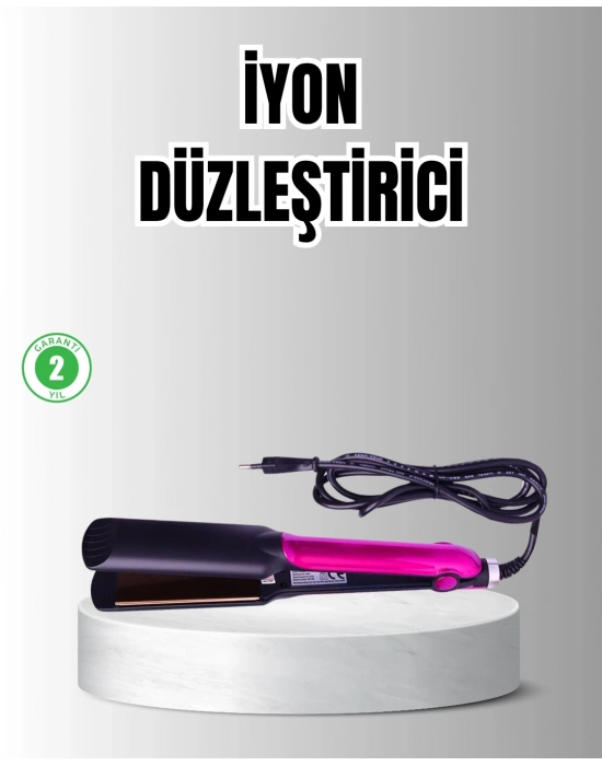 ® Profesyonel İyon Teknolojili Saç Düzleştirici – 220°C Hızlı Isınma ve LED Ekranlı Tasarım