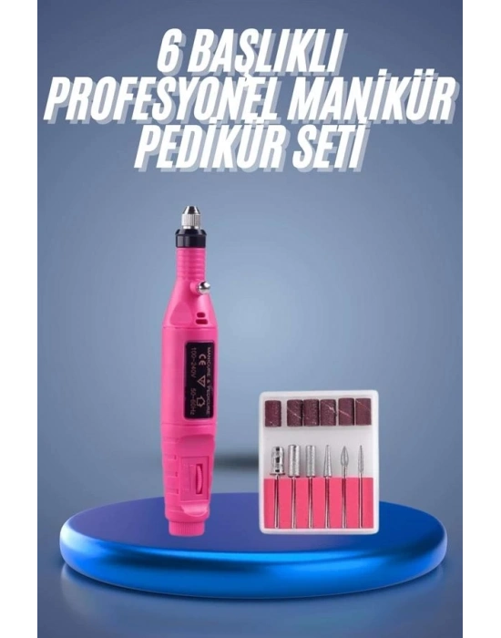 ® Profesyonel Manikür Pedikür Seti Törpü Makinesi Protez Tırnak Çıkarma