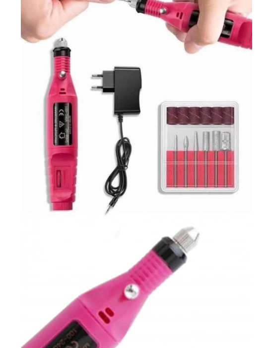 ® Profesyonel Manikür Pedikür Seti Törpü Makinesi Protez Tırnak Çıkarma