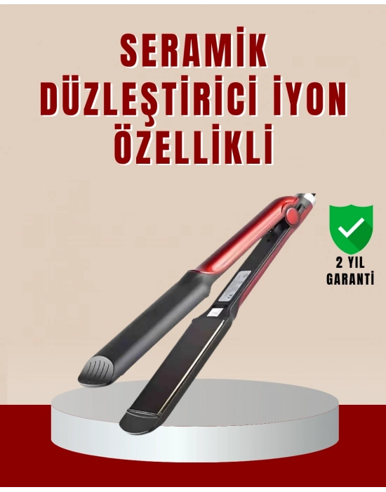 ® Profesyonel Saç Düzleştirici – 360° Döner Kablo ve Kompakt Tasarım