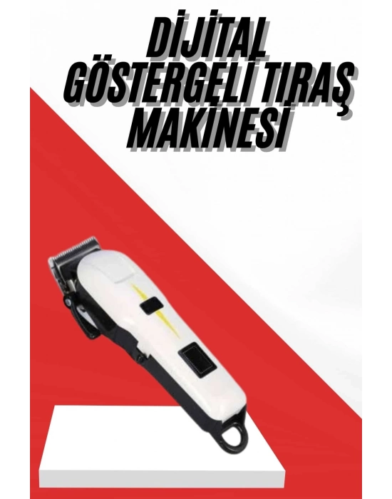 ® Profesyonel Şarjlı Tıraş Makinesi Turbo Kablosuz Saç Kesme Makinesi