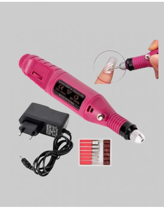 ® Profesyonel Tırnak Matkap Makinesi – USB Şarjlı, Ayarlanabilir Hız, Düşük Titreşimli ve Sessiz Çalışma