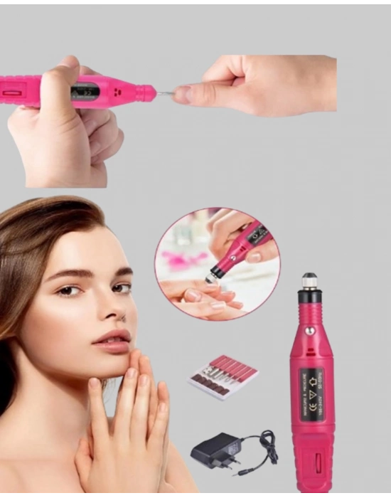 ® Profesyonel Tırnak Matkap Makinesi – USB Şarjlı, Ayarlanabilir Hız, Düşük Titreşimli ve Sessiz Çalışma