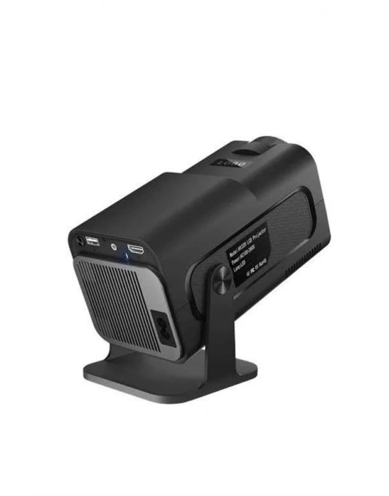 ® Projektör Siyah Android Taşınabilir Sinema Projeksiyon Wifi Destekli En Güncel Sürüm Akıllı