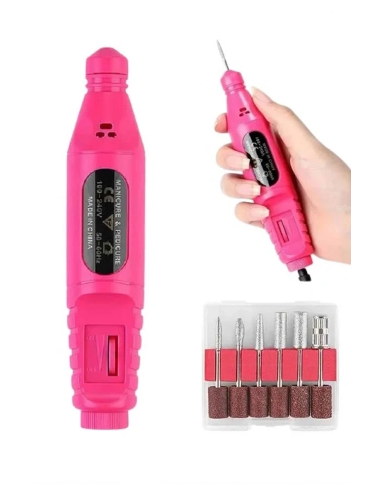 ® Protez Tırnak Ayak Nasır Ve Tırnak Mantar Makinesi Elektrikli 12v Tırnak Törpü Seti