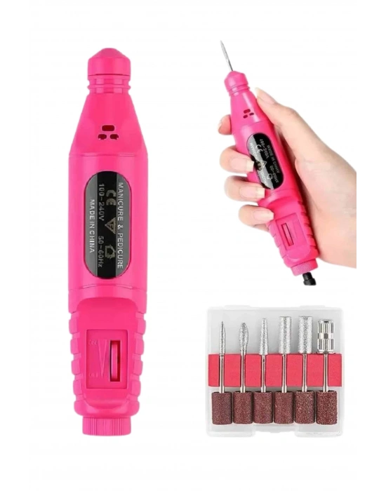 ® Protez Tırnak Ayak Nasır Ve Tırnak Mantar Makinesi Elektrikli 12v Tırnak Törpü Seti