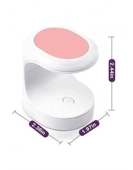 ® Protez Tırnak Kurutucu Kalıcı Oje Led Oje Kurutucu UV Işınlı Taşınabilir